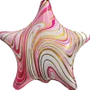 Folieballong 40 cm - Lila stjärna