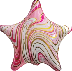 Folieballong 40 cm - Lila stjärna