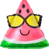 Folieballong 46 cm - Vattenmelon