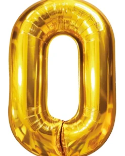 Folieballong Guld 86 cm - Nr 0