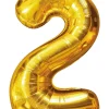 Folieballong Guld 86 cm - Nr 2