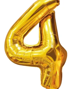 Folieballong Guld 86 cm - Nr 4