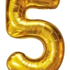 Folieballong Guld 86 cm - Nr 5