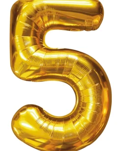 Folieballong Guld 86 cm - Nr 5