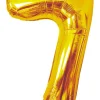 Folieballong Guld 86 cm - Nr 7