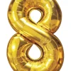 Folieballong Guld 86 cm - Nr 8