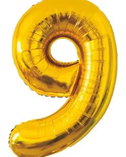 Folieballong Guld 86 cm - Nr 9