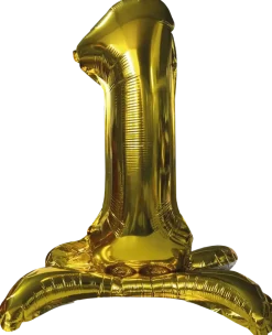 Folieballong Guld 70 cm - Nr. 1