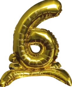 Folieballong Guld 70 cm - Nr 6