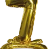 Folieballong Guld 70 cm - Nr 7