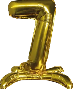 Folieballong Guld 70 cm - Nr 7