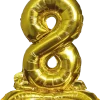 Folieballong Guld 70 cm - Nr 8