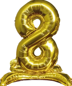 Folieballong Guld 70 cm - Nr 8