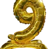 Folieballong Guld 70 cm - Nr 9