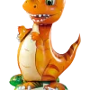 Folieballong på fot 60 cm - Dino
