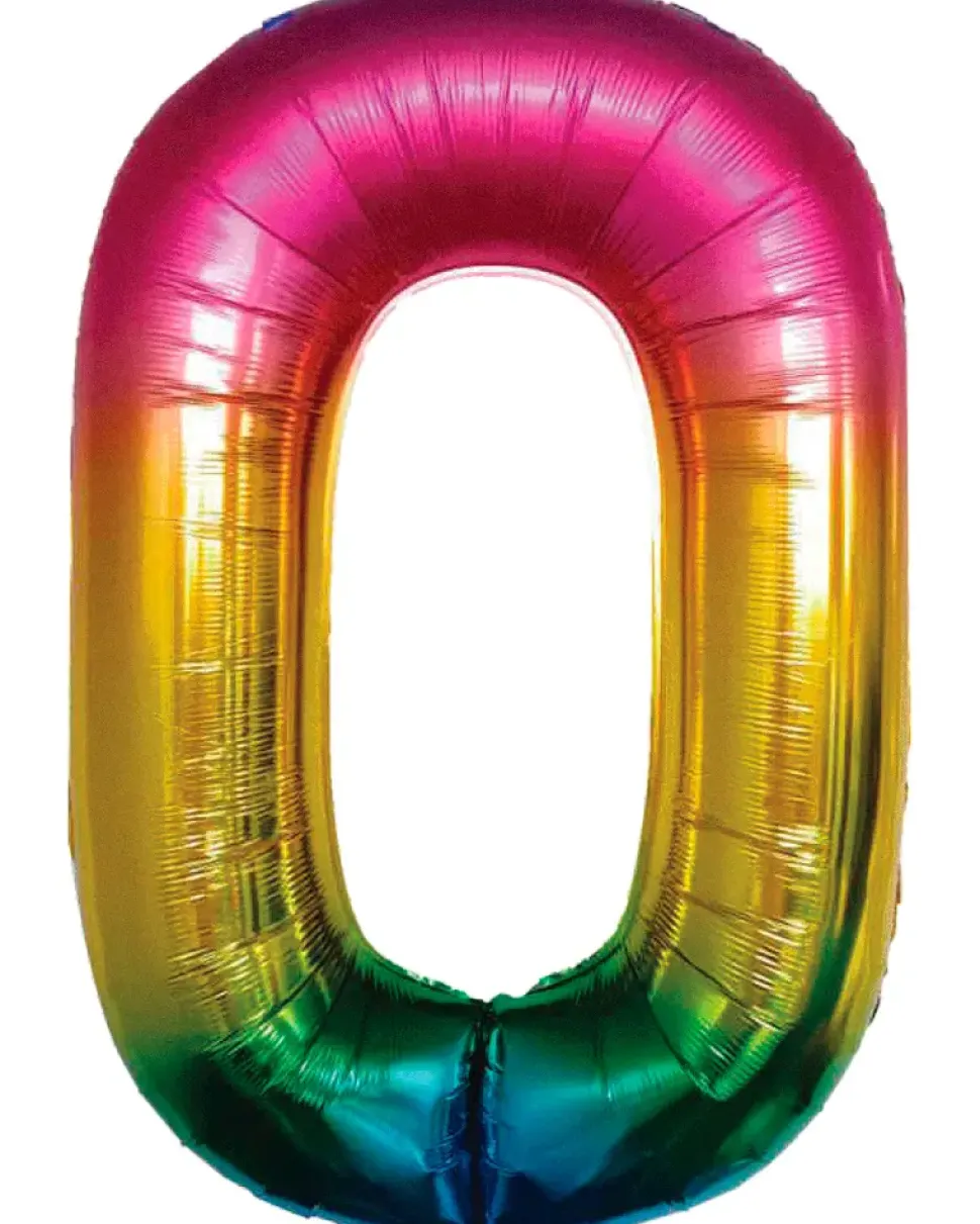 Folieballong Regnbåge 86 cm - Nr 0