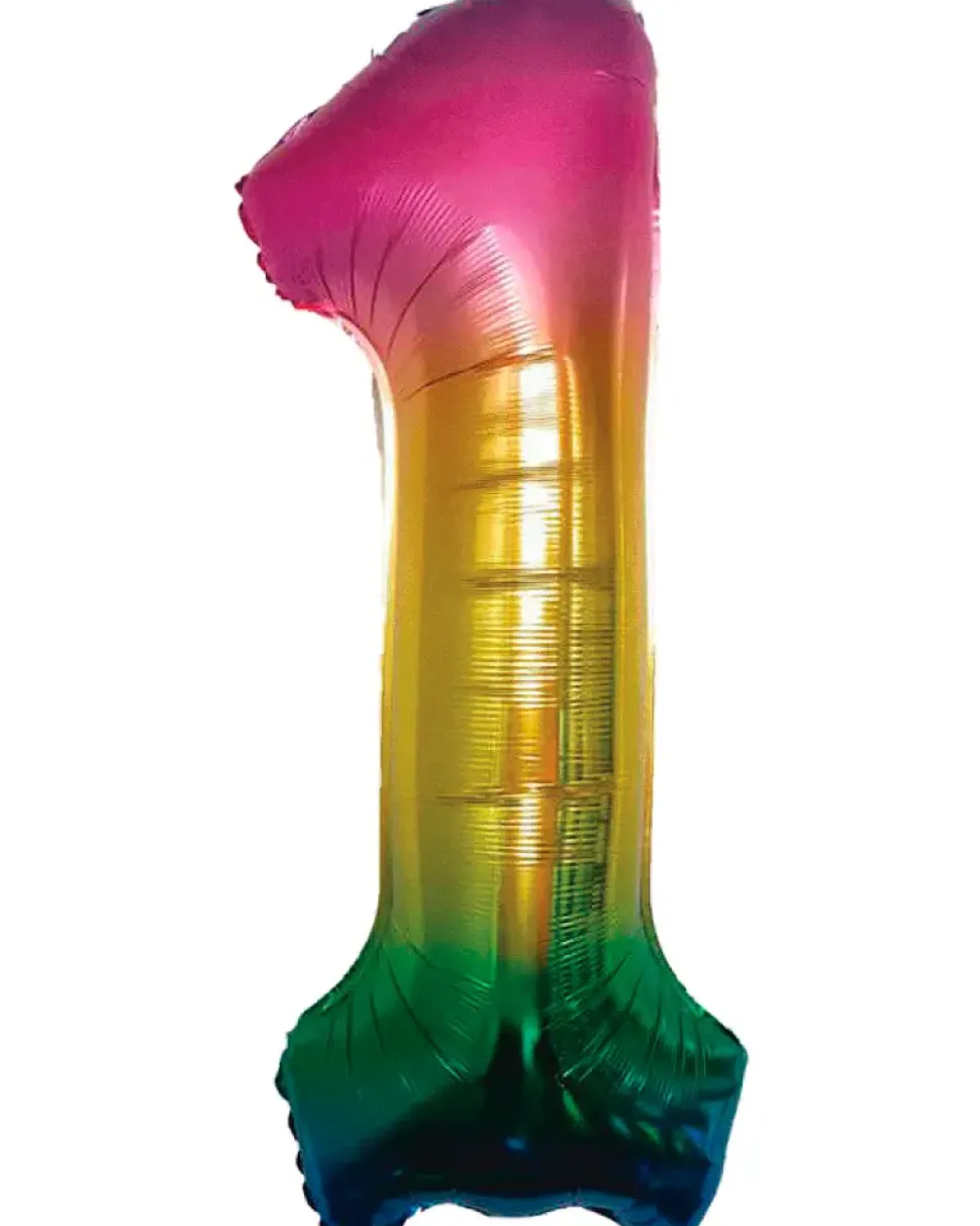 Folieballong Regnbåge 86 cm - Nr. 1