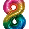 Folieballong Regnbåge 86 cm - Nr 8