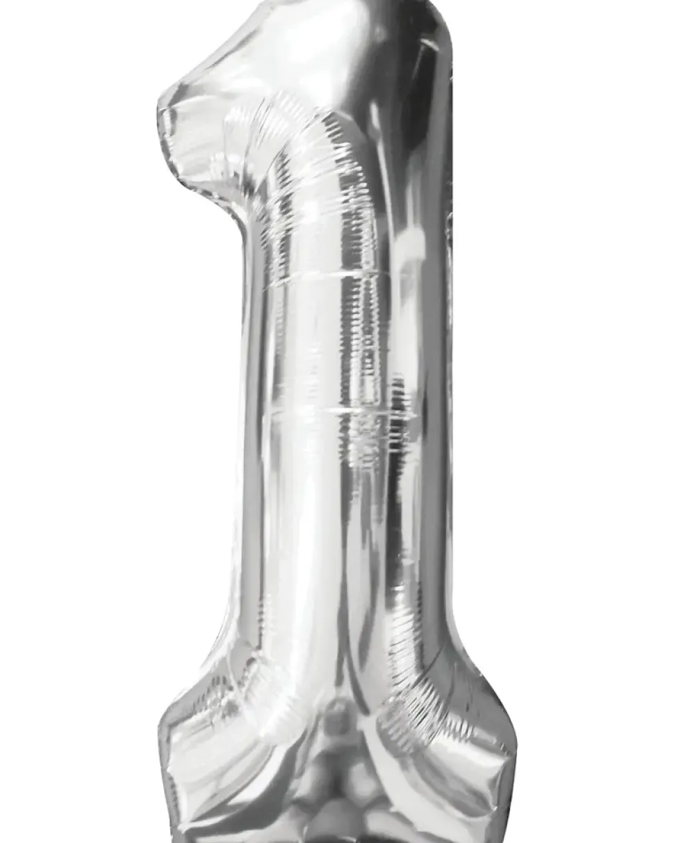 Folieballong Silver 86 cm - Nr 1