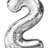 Folieballong Silver 86 cm - Nr 2