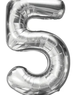 Folieballong Silver 86 cm - Nr 5