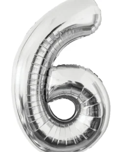Folieballong Silver 86 cm - Nr 6