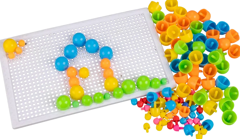 Färgmosaik - Set med 128 delar