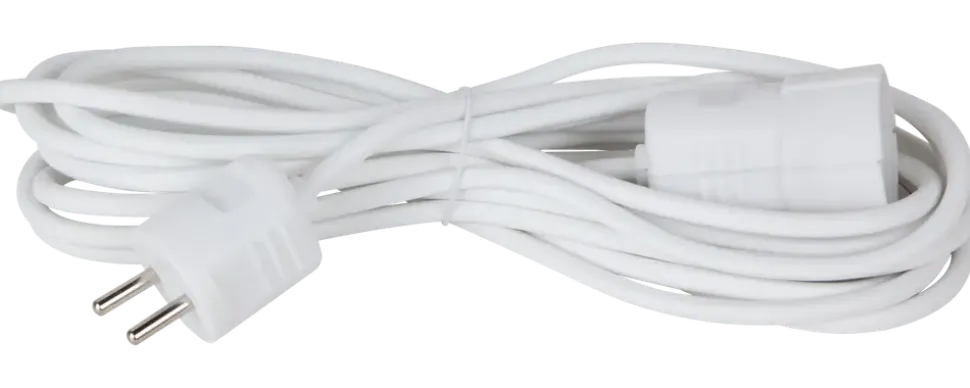Förlängningskabel 5 m - vit