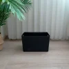 Förvaringskorg plast L svart