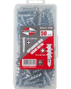 Gipsankare metall 50 st