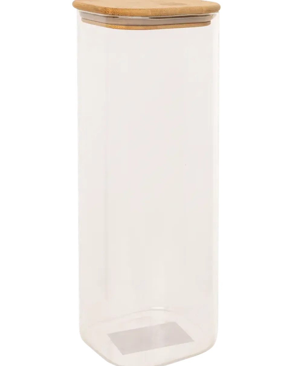 Glasburk med trälock 2,1 liter