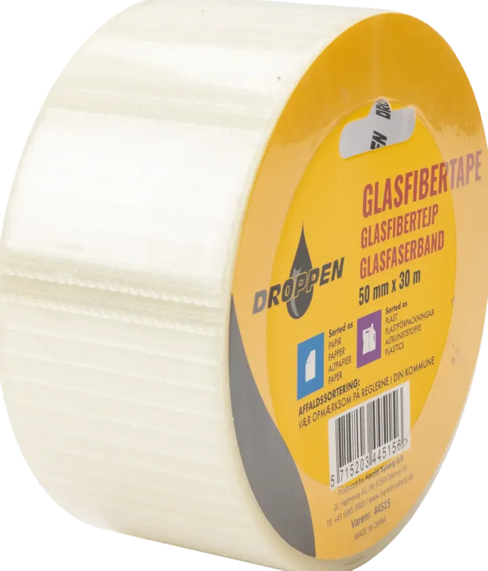 Glasfibertejp 50 mm x 30 meter