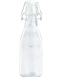 Glasflaska med kork 0,25 L
