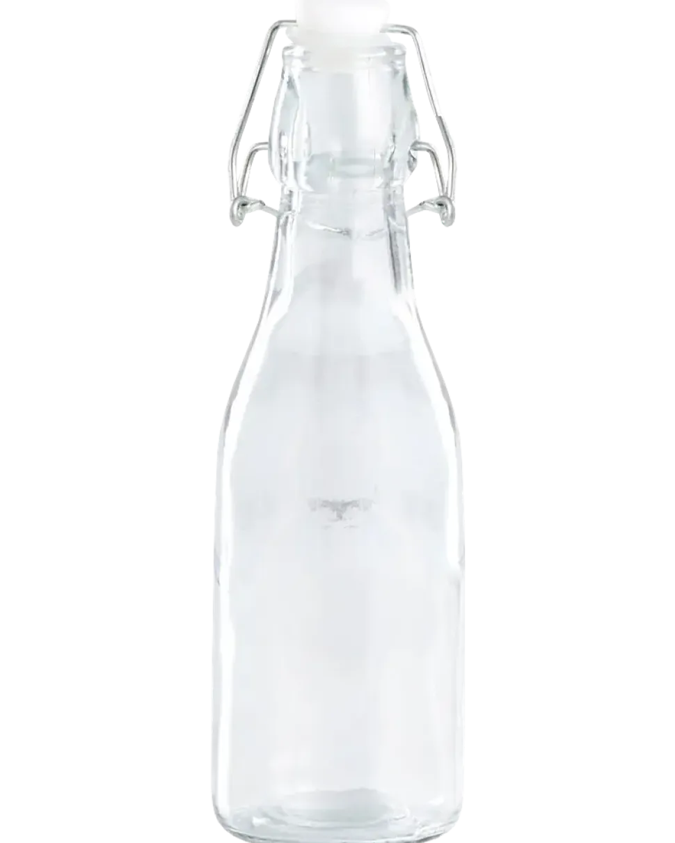 Glasflaska med kork 0,25 L