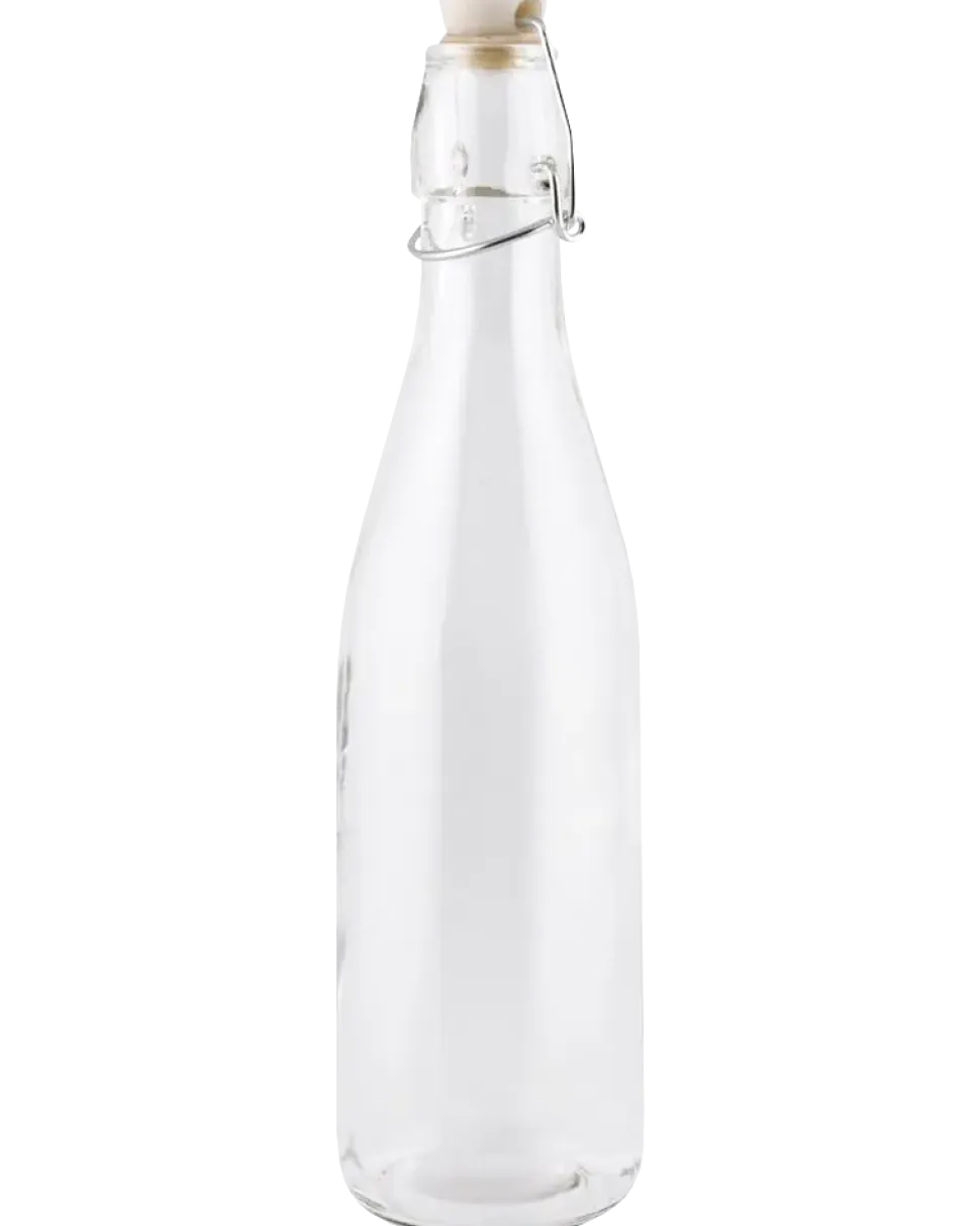 Glasflaska med kork 0,5 L