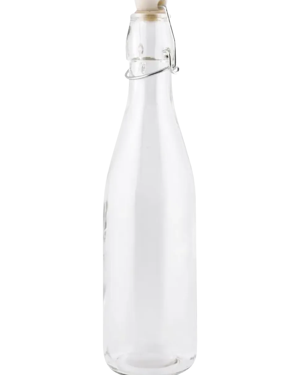 Glasflaska med kork 1 L