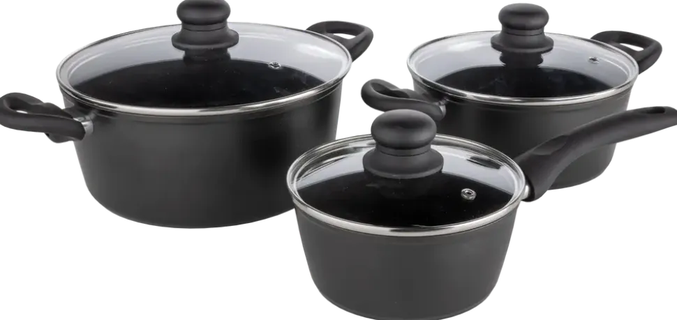 Grytset svart 1,2/2,3/4 L