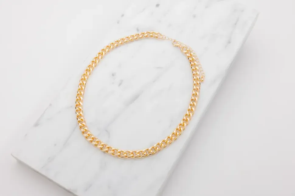 Halsband chunky - guld
