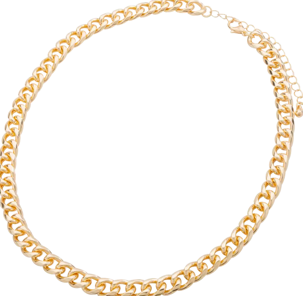 Halsband chunky - guld