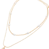 Halsband med pärlor - guld