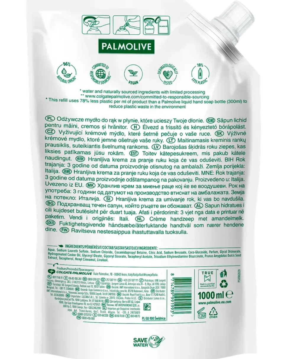 Handtvål refill 1 L – Almond
