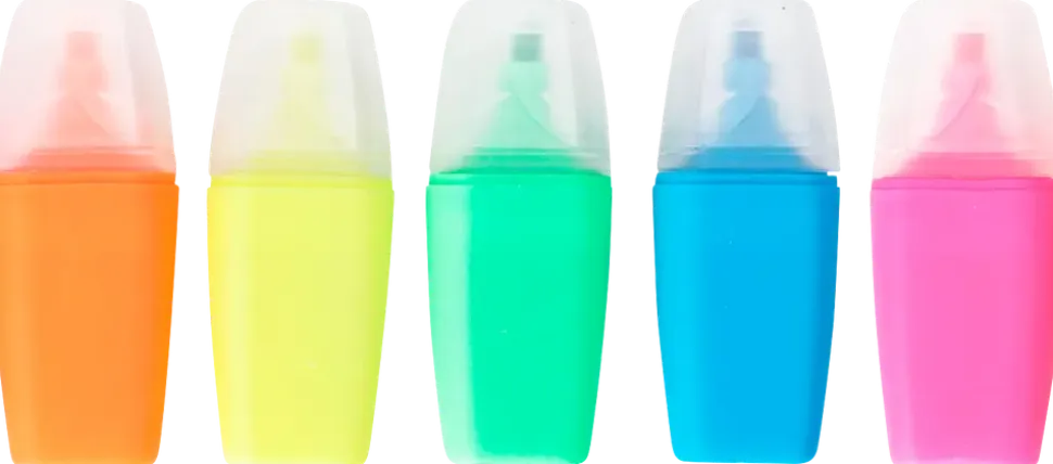 Highlighter Mini - 5 st