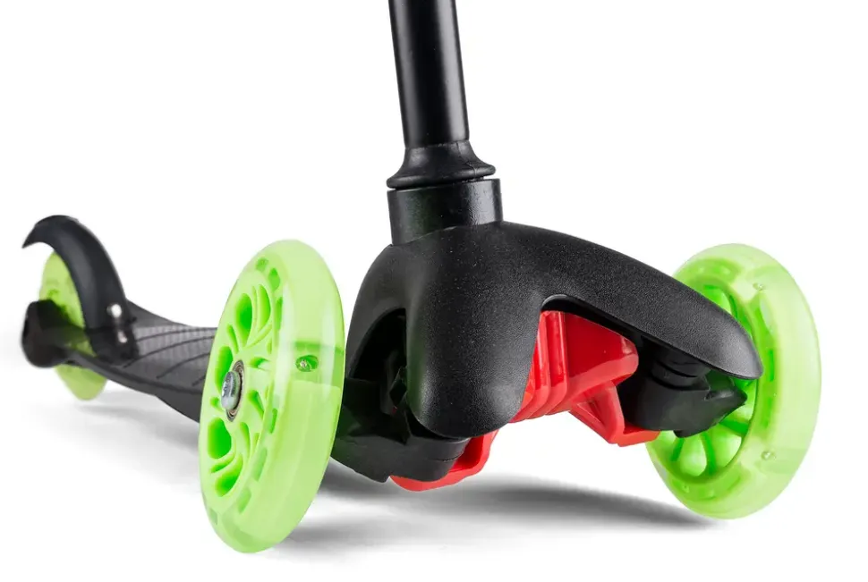 3-hjulig sparkcykel – Svart