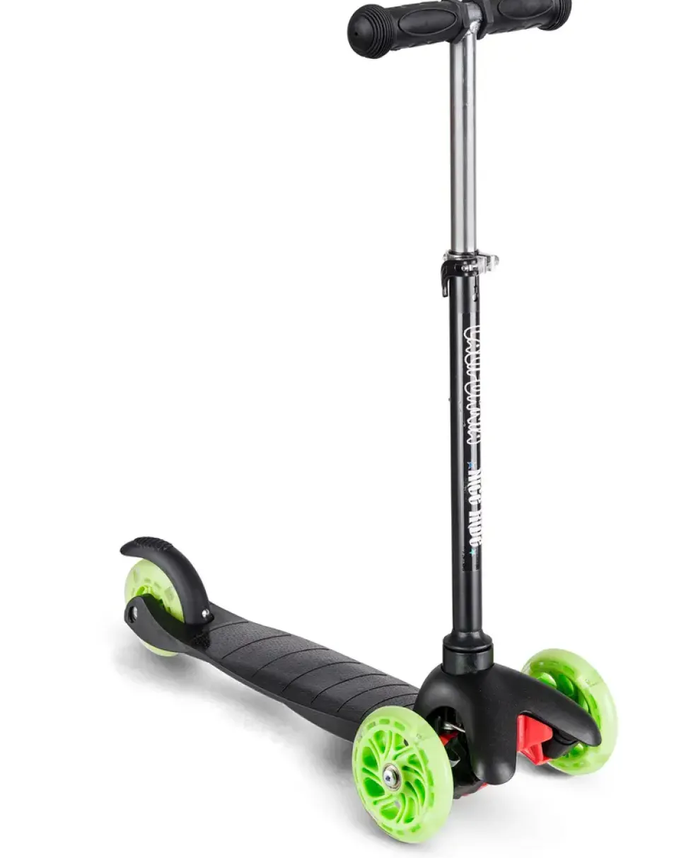 3-hjulig sparkcykel – Svart