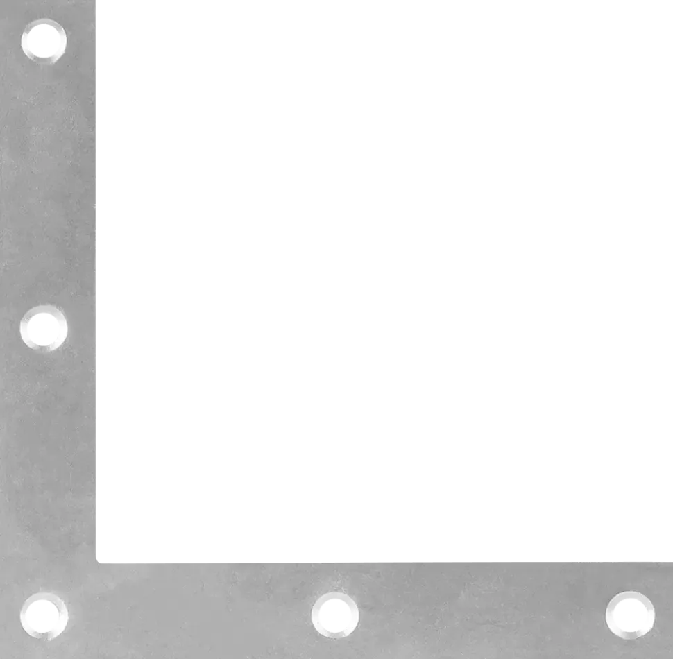 Hörnbeslag 100 x 100 x 15 mm