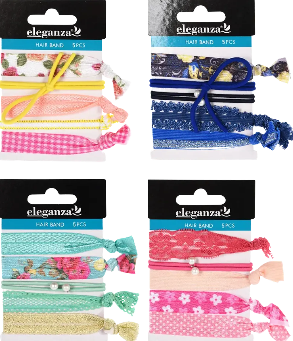 Hårsnoddar 5-pack olika varianter