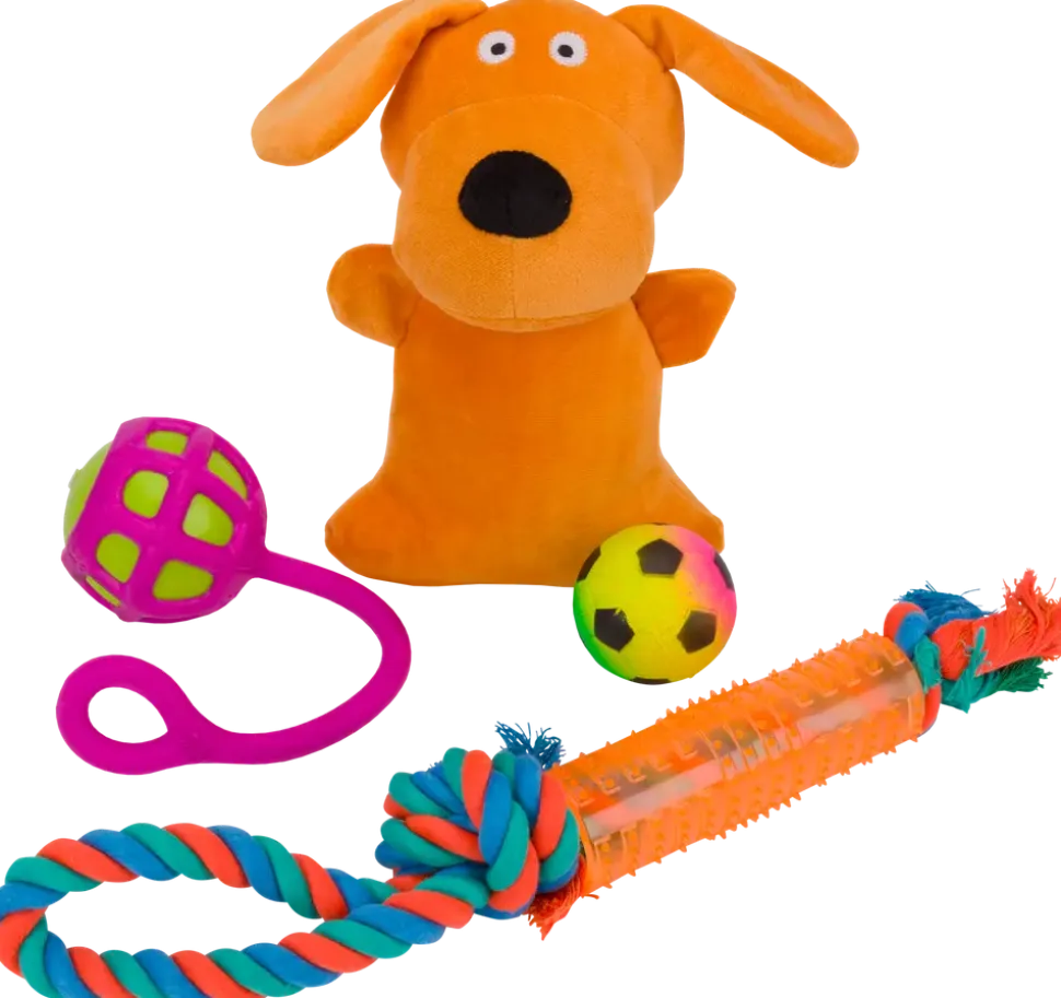 Hundleksaker 4-pack