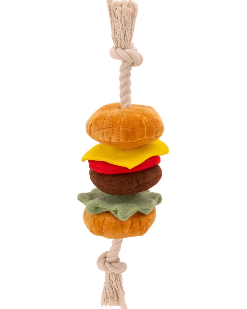 Hundleksak - Hamburgare