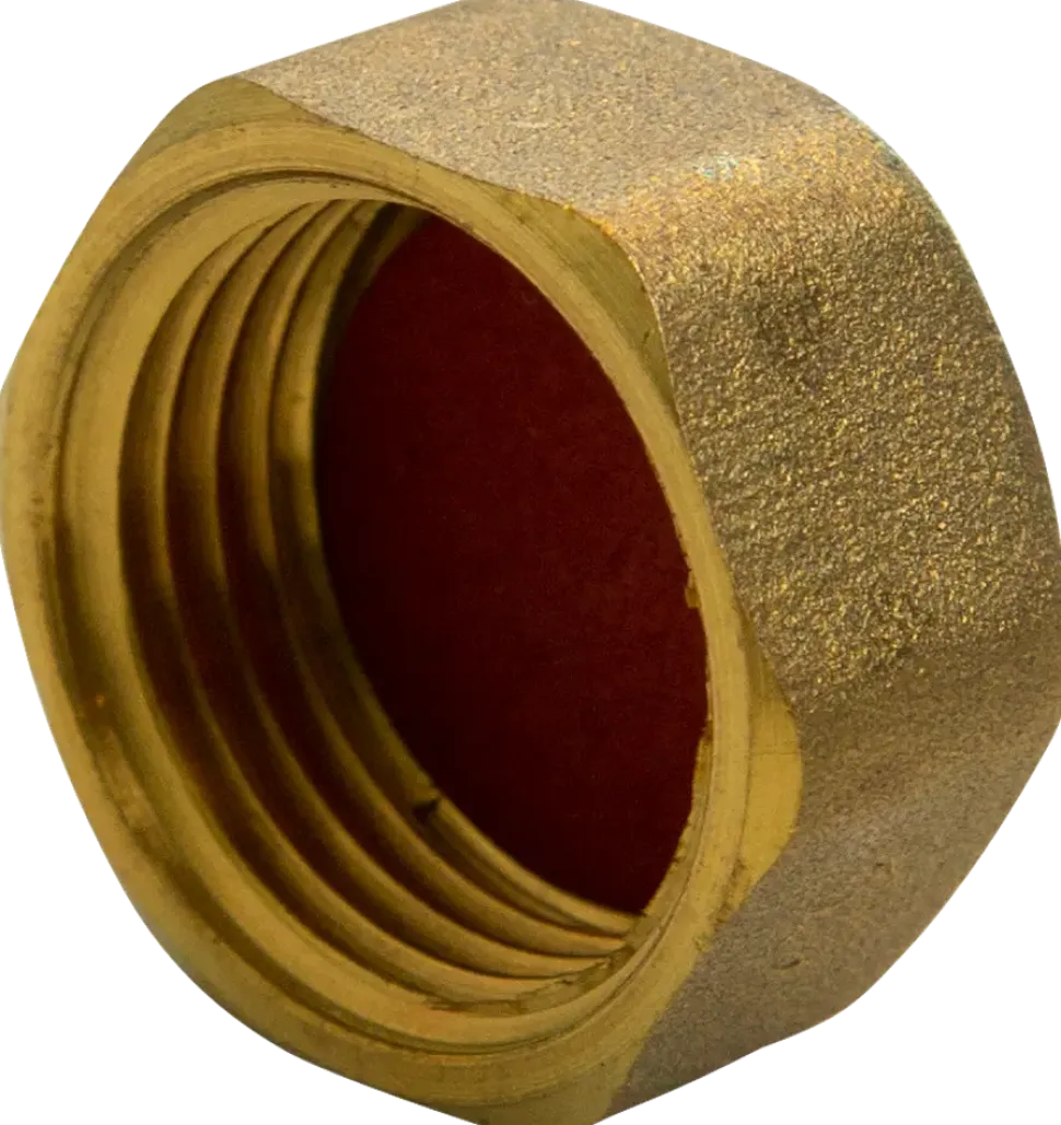 Huv 1/2" mässing