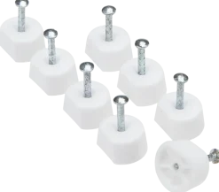 HYLLBÄRARE PLAST VIT 8 ST